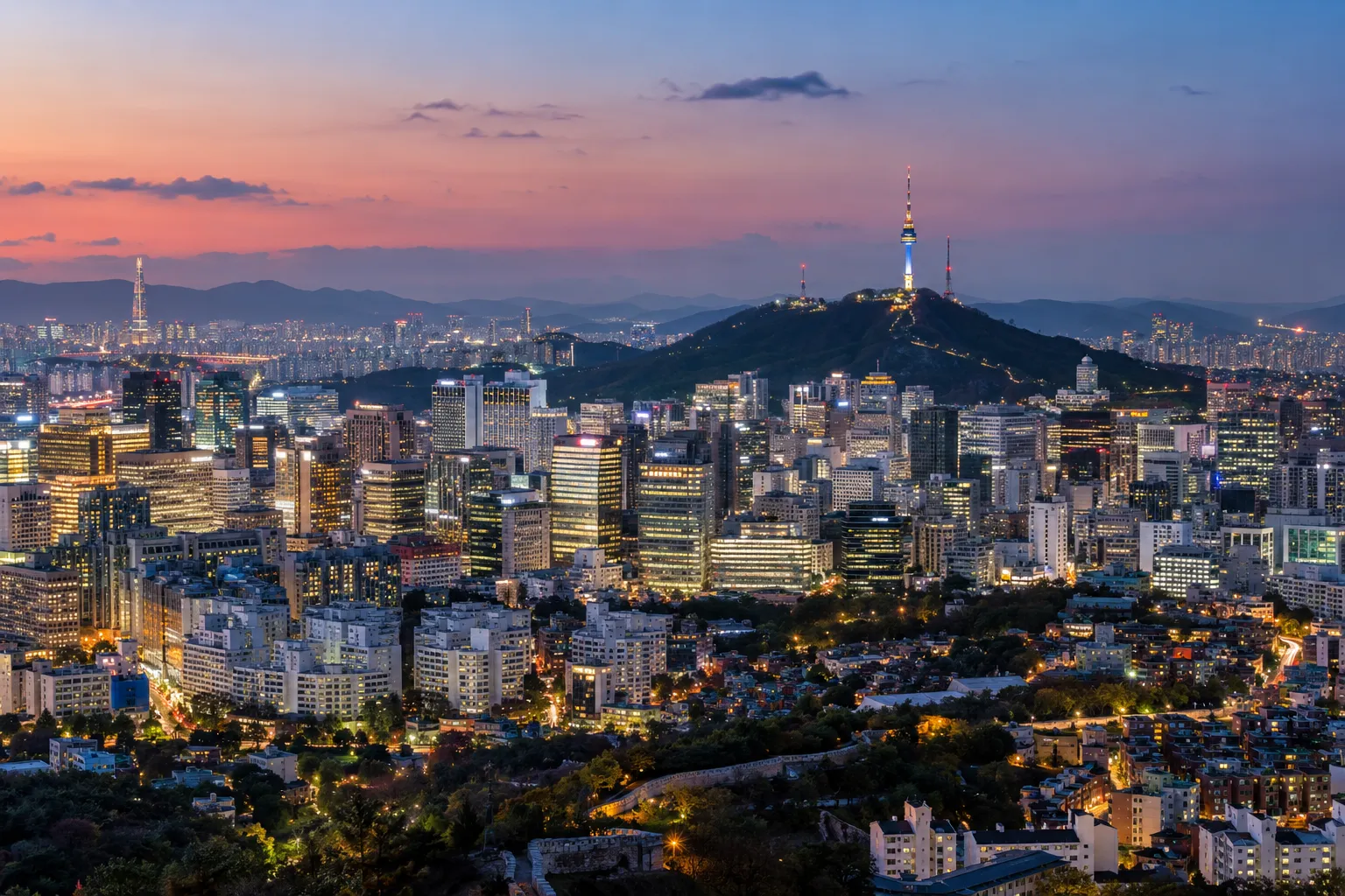 Thủ đô Seoul xa hoa nhộn nhịp