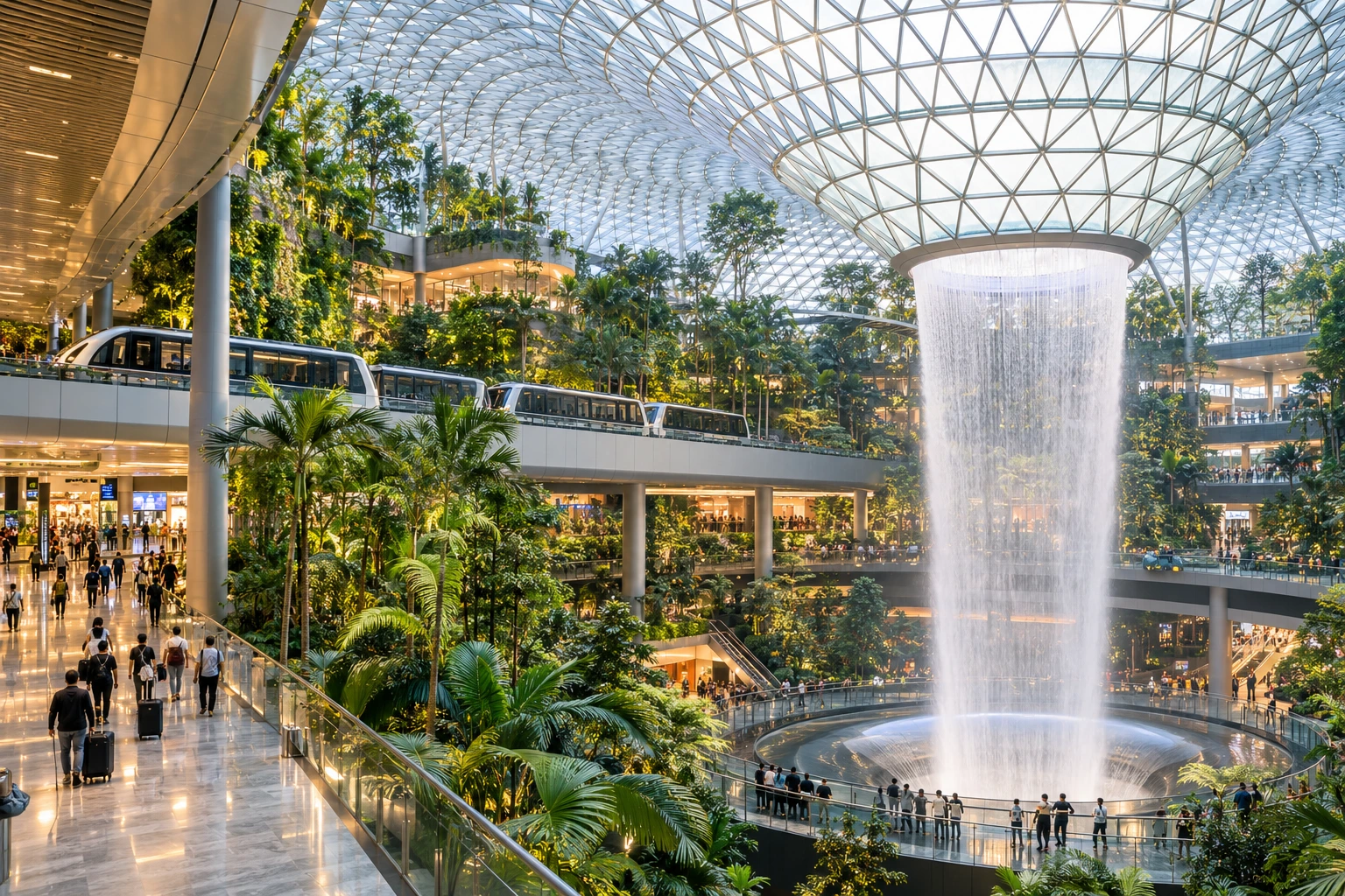 Sân bay quốc tế Changi Singapore (Ảnh Sưu tầm)