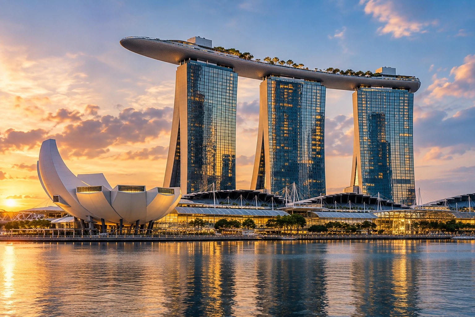 Marina Bay Sands - trung tâm sầm uất bậc nhất của Singapore (Ảnh Sưu tầm)