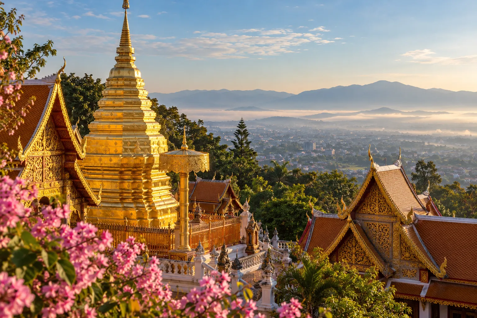 Chiang Mai mơ mộng được mệnh danh là hoa hồng phương Bắc