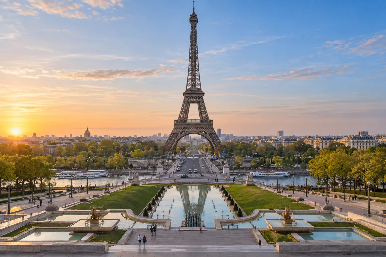 Tháp Eiffel - Biểu tượng nổi tiếng của nước Pháp