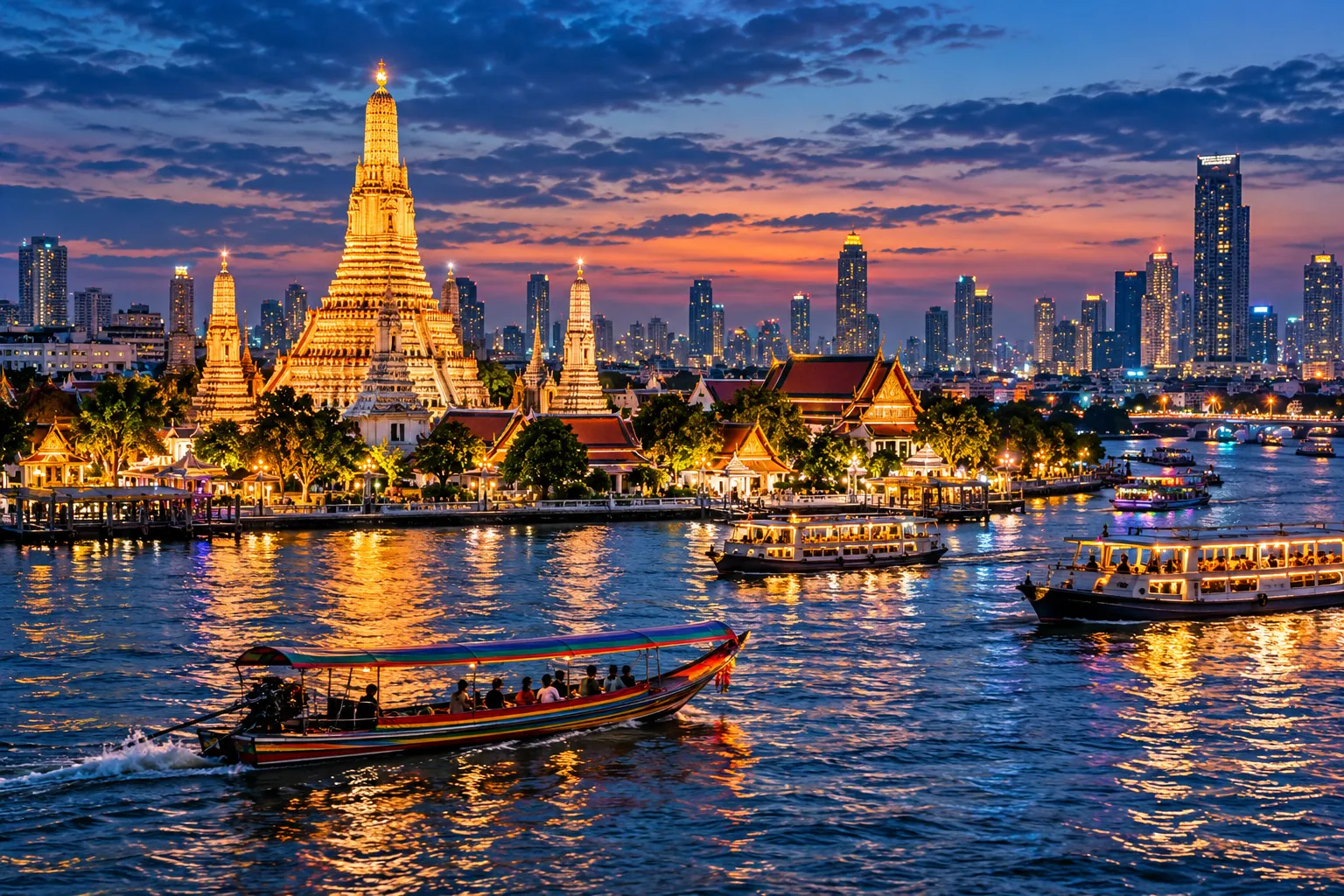 Khám phá thủ đô Bangkok náo nhiệt