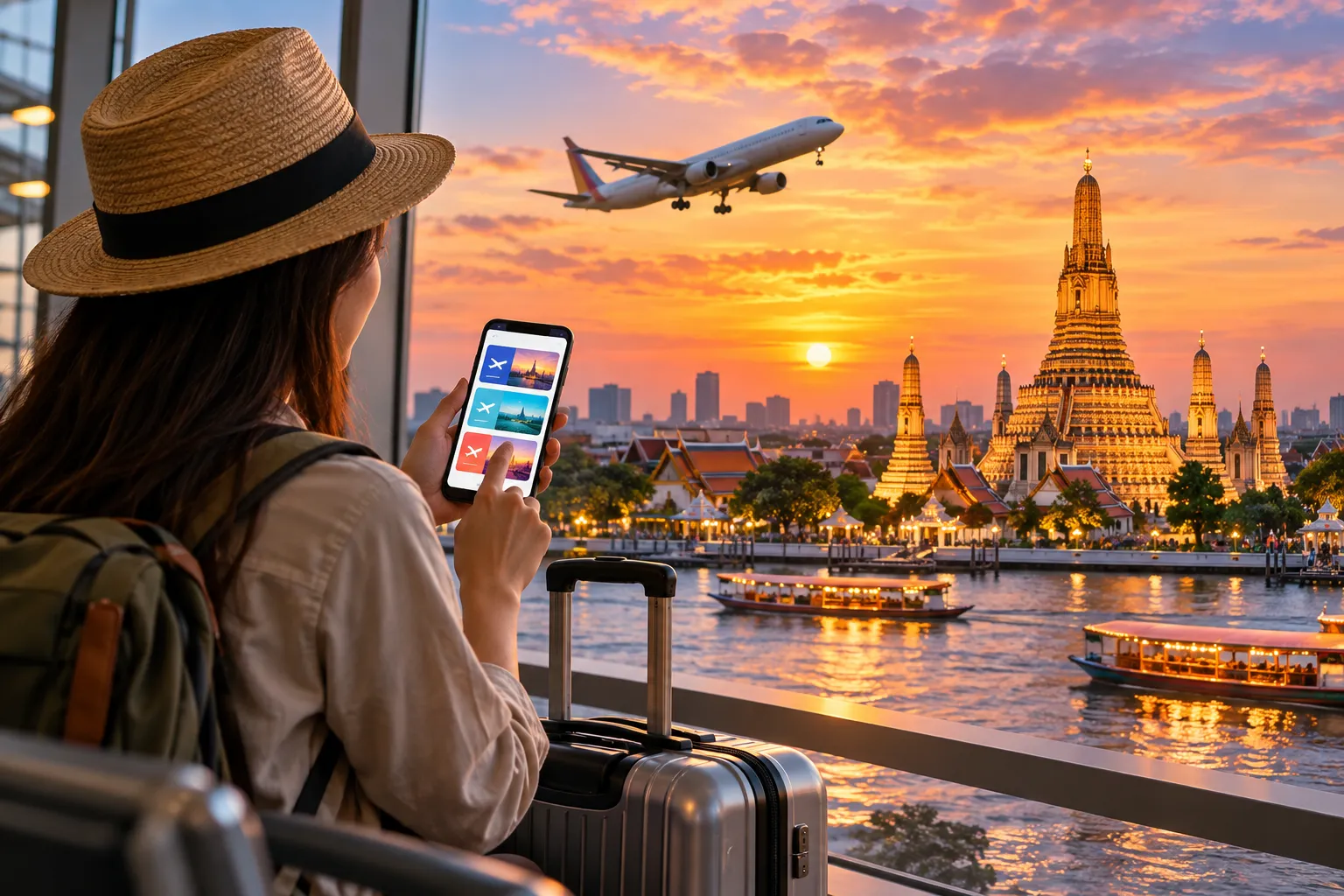 Săn vé máy bay giá rẻ đi Thái Lan để bạn thoả thích khám phá xứ Chùa Vàng