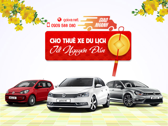 Cho thuê xe du lịch Tết Nguyên đán