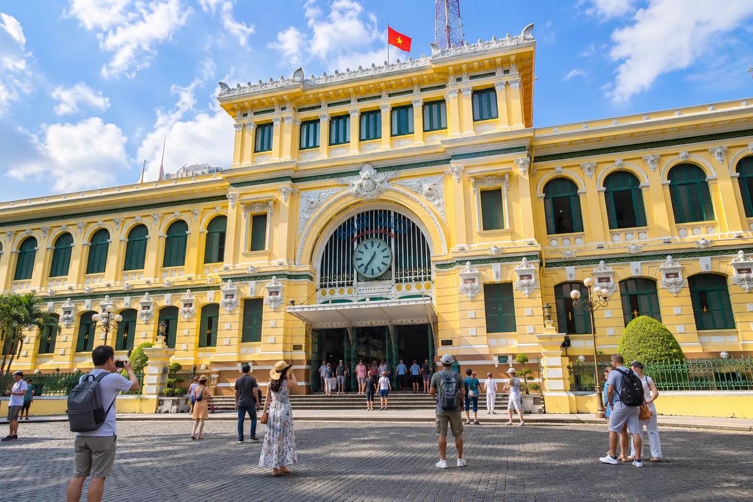 Bưu điện Trung tâm Sài Gòn công trình kiến trúc nổi bật