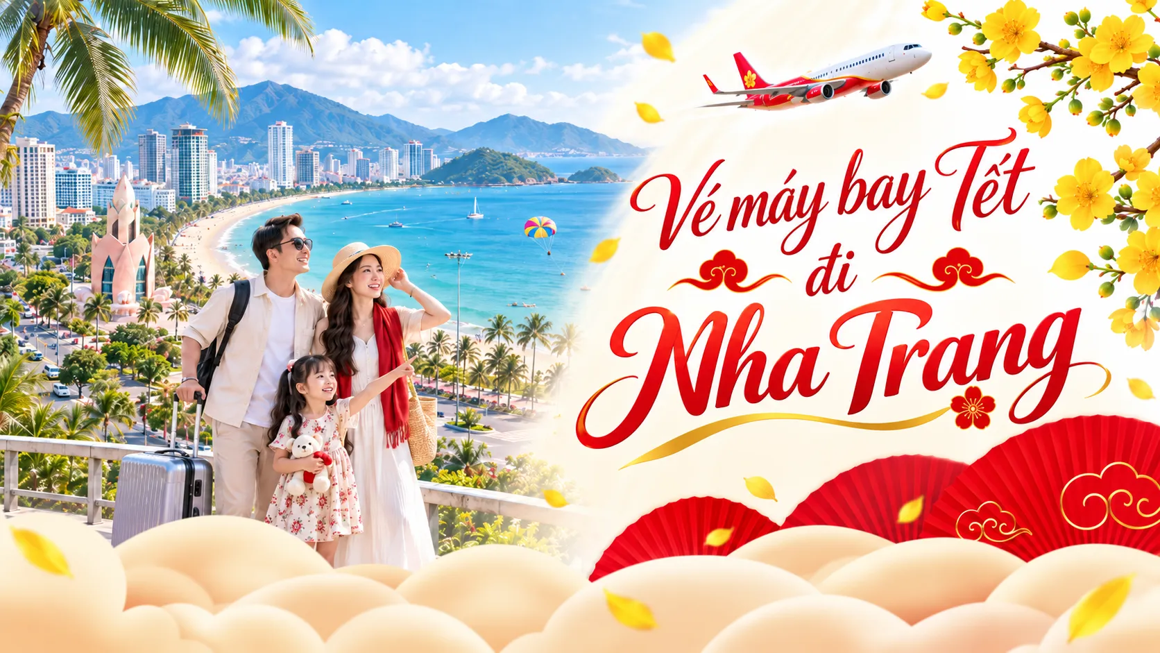 Đặt vé máy bay Tết đi Nha Trang mới cập nhật 2027