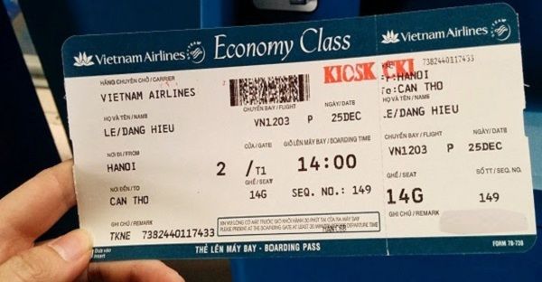 các hạng vé máy bay của Vietnam Airline