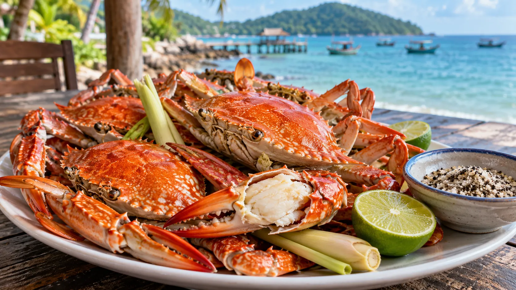 Ghẹ Hàm Ninh có thịt chắc, ngọt