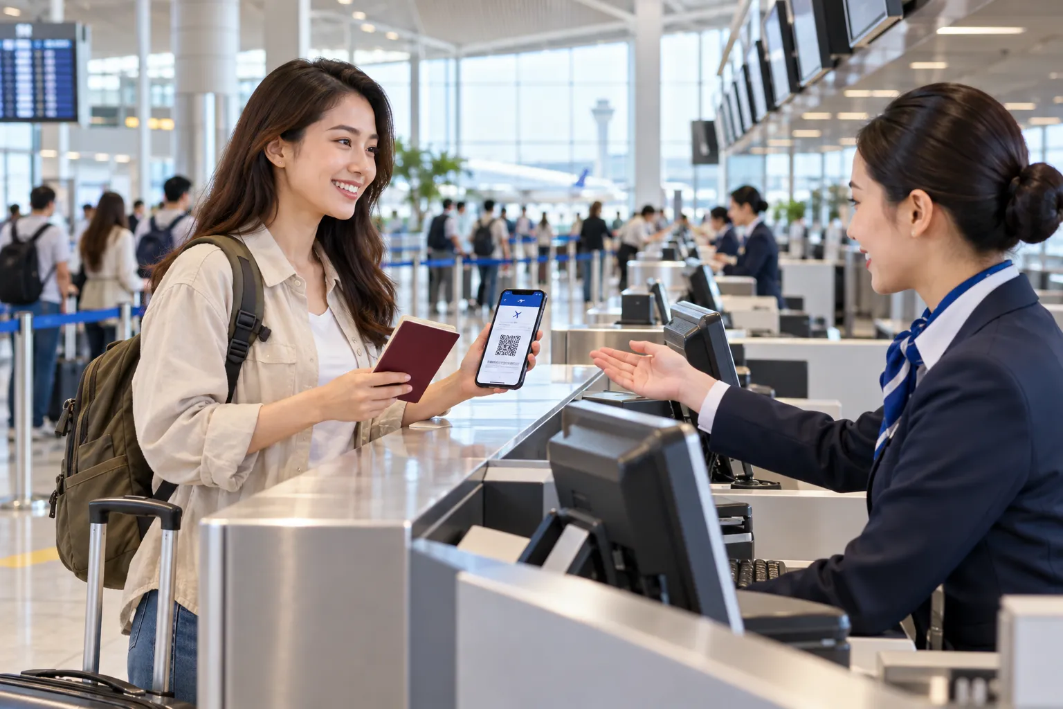 Làm thủ tục checkin tại sân bay