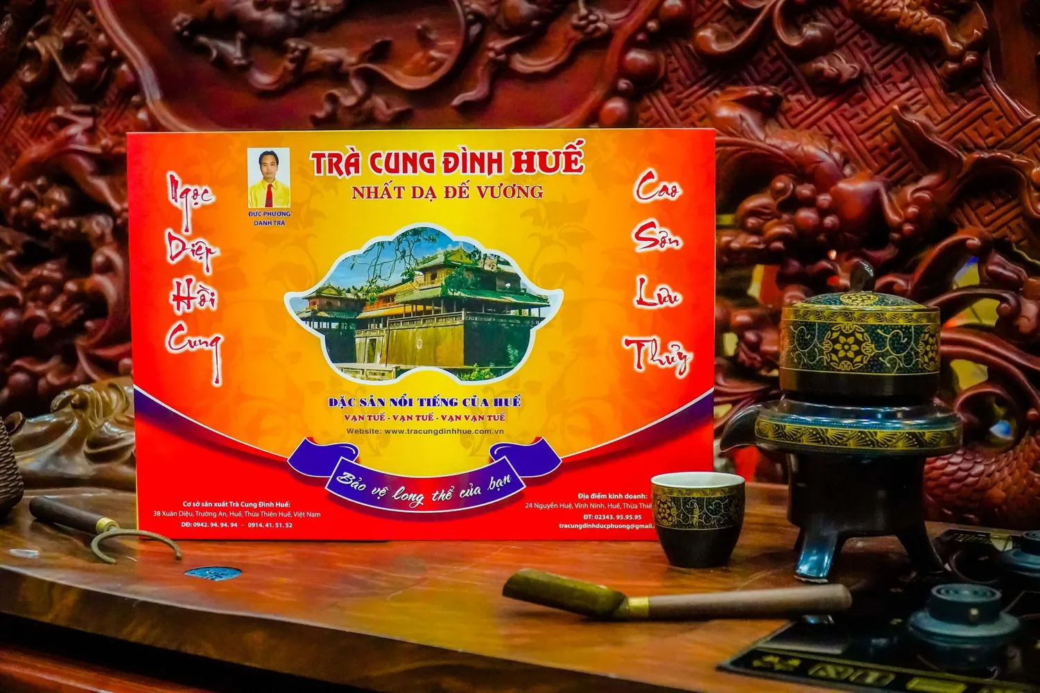 Trà cung đình Huế là món quà vô cùng ý nghĩa