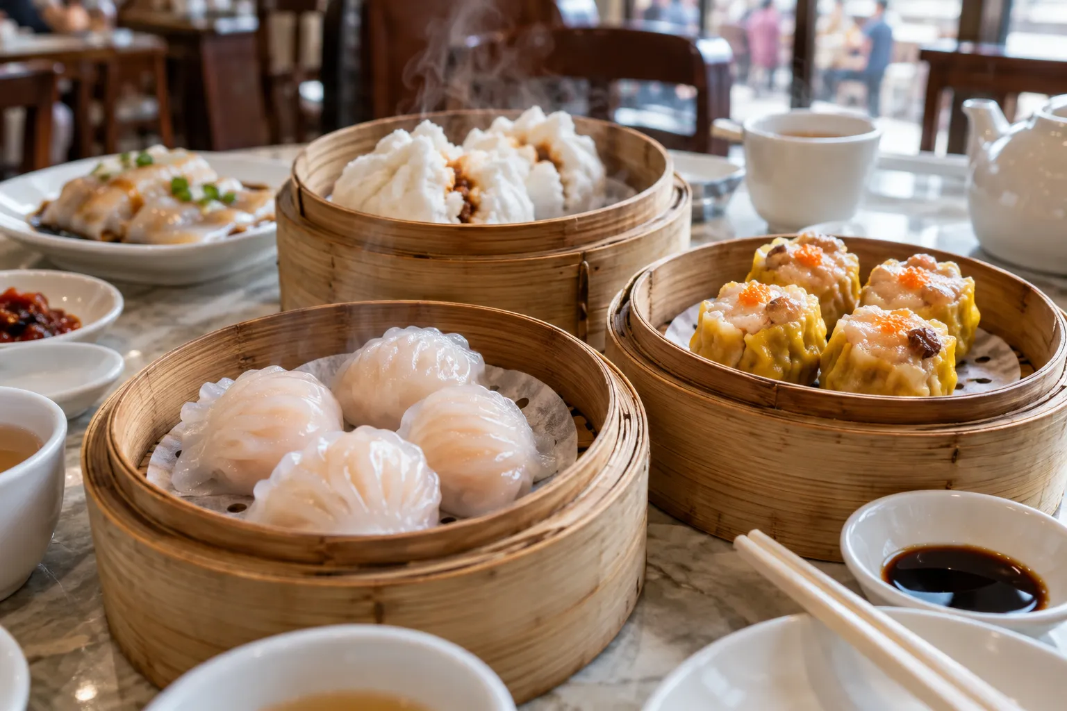 Đặt vé máy bay đi HongKong thưởng thức món Dim Sum nổi tiếng