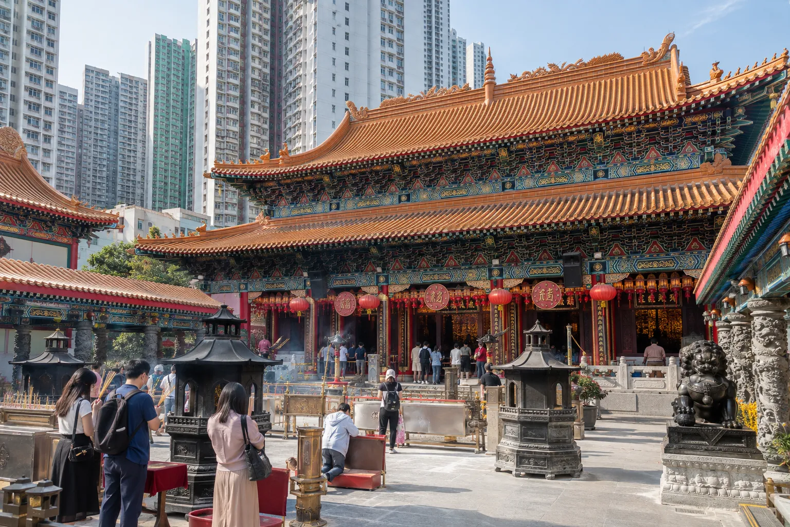 Miếu Huỳnh Đại Tiên - Địa điểm du lịch tâm linh huyền bí ở Hong Kong