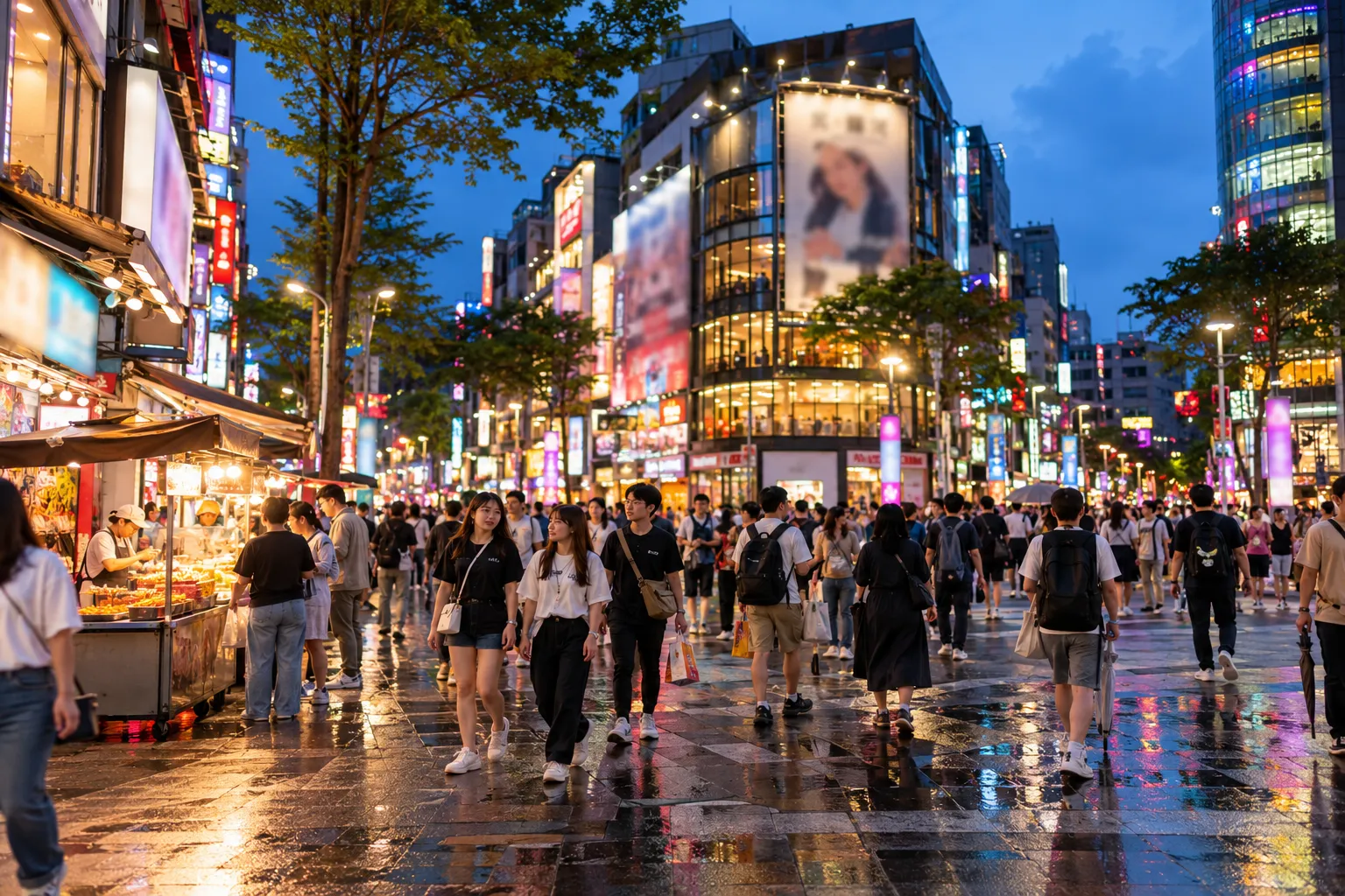 Trải nghiệm mua sắm tại chợ đêm Ximending