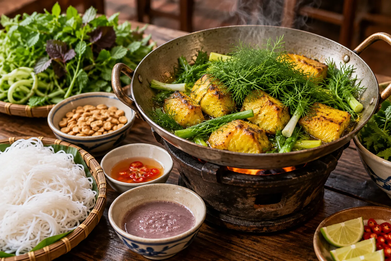 Chả cá Lã Vọng được chế biến từ cá lăng vô cùng tươi ngon