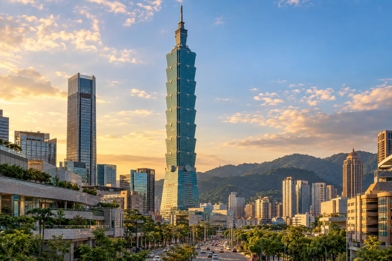 Tháp Taipei biểu tượng của Đài Loan