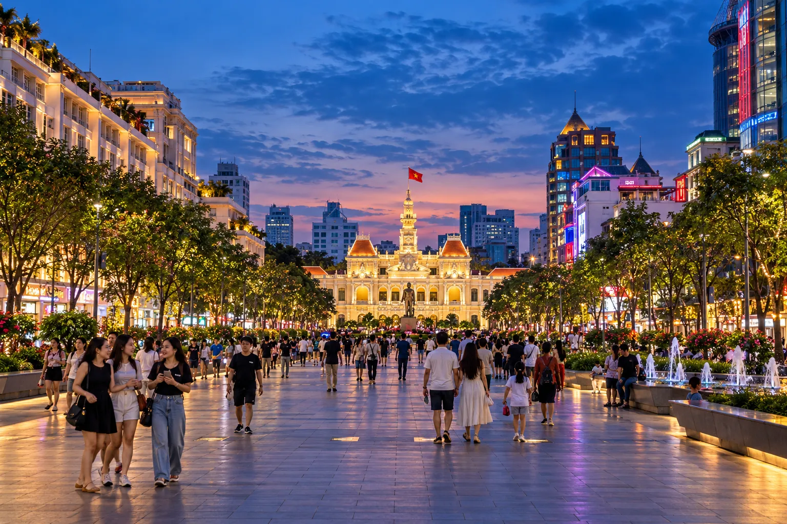 Phố đi bộ Nguyễn Huệ