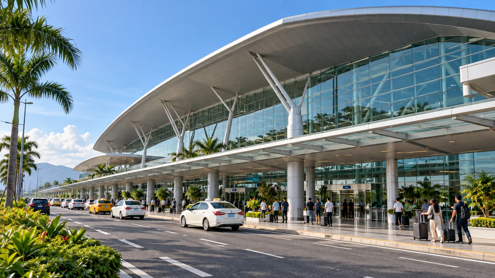 Sân bay quốc tế Đà Nẵng với hệ thống nhà ga hiện đại, tân tiến
