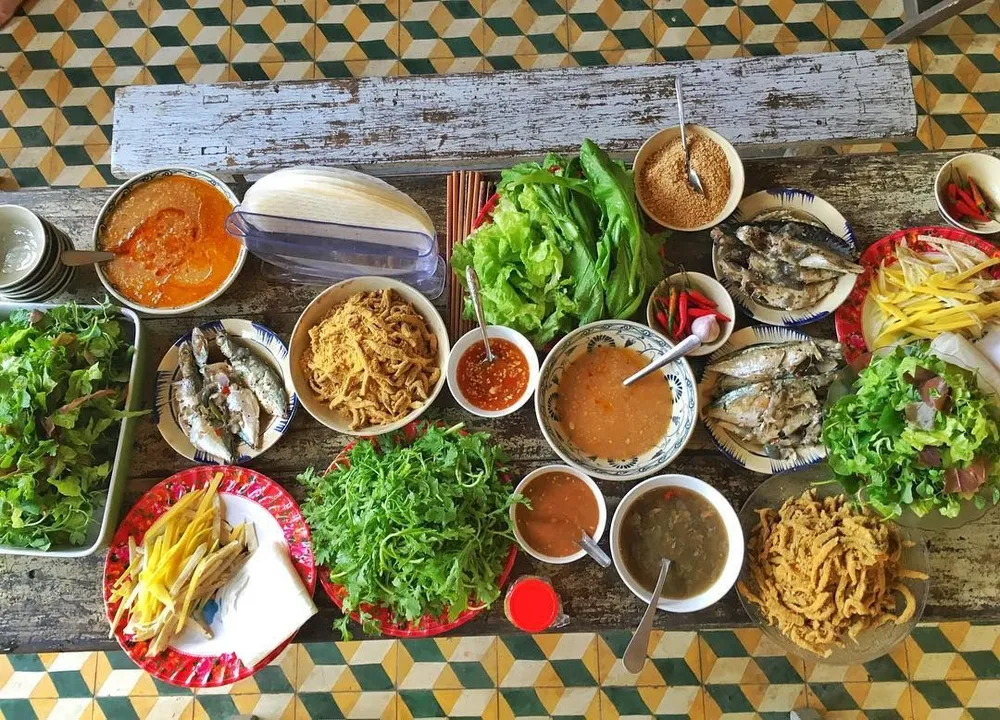 Gỏi cá Nam Ô mang hương vị vô cùng đặc trưng