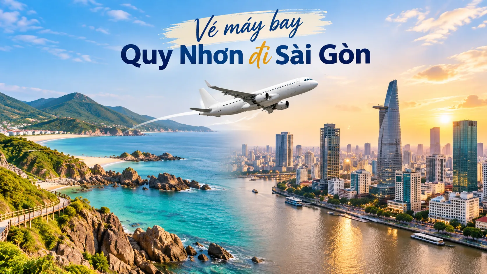 Đặt vé máy bay Quy Nhơn đi Sài Gòn giá rẻ