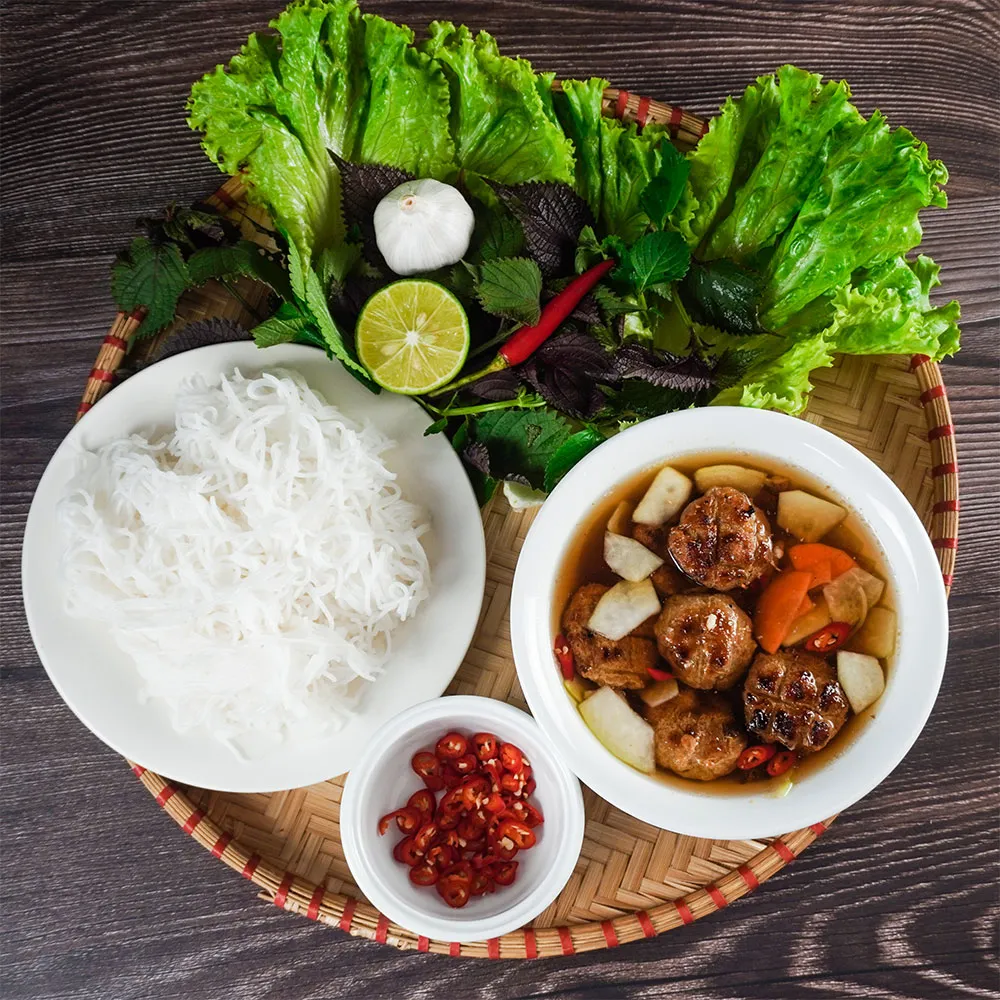 Bún chả mang đậm nét đặc trưng của người dân Hà Nội