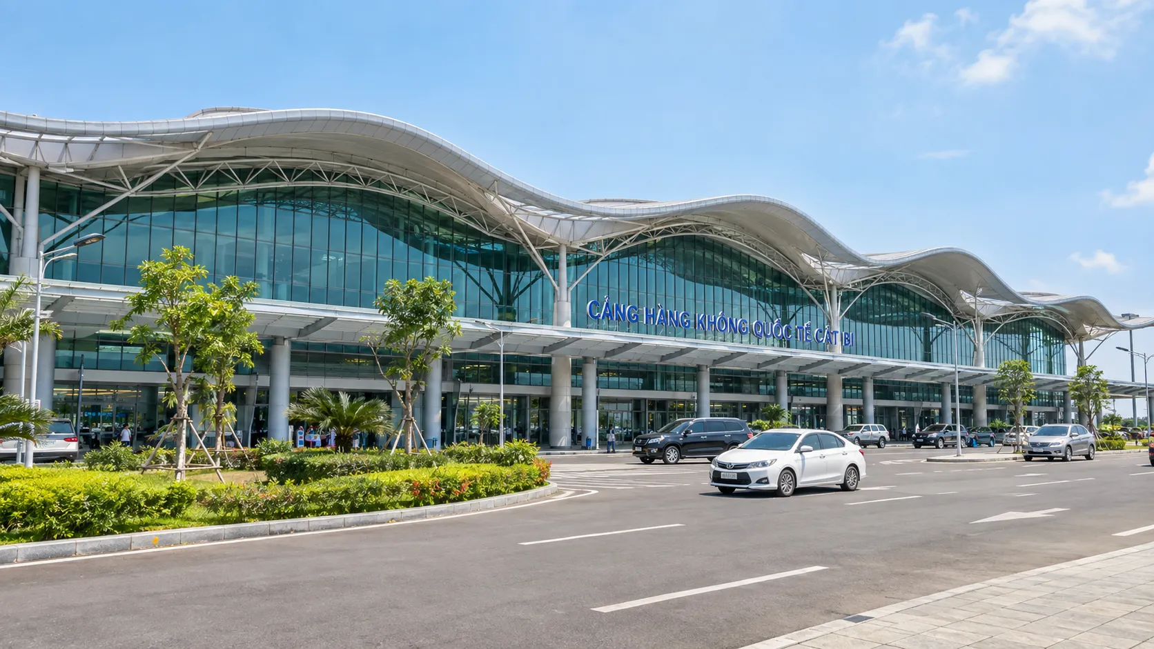 Sân bay Cát Bi (Hải Phòng) nằm khá gần trung tâm thành phố
