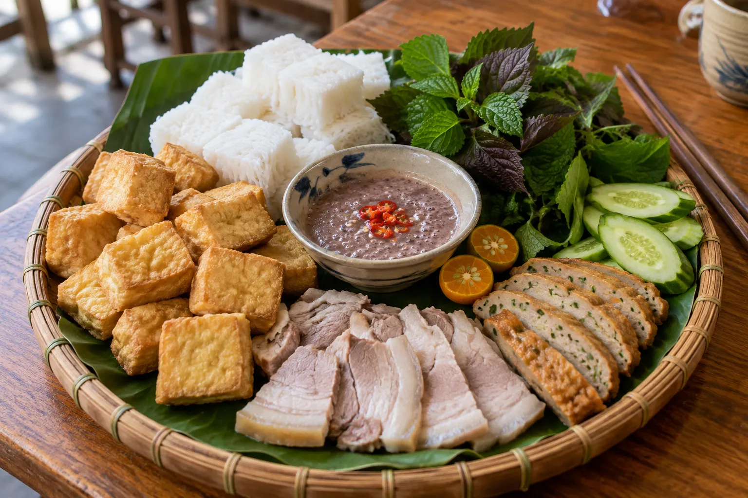 Bún đậu mắm tôm món ăn nổi tiếng của Hà thành