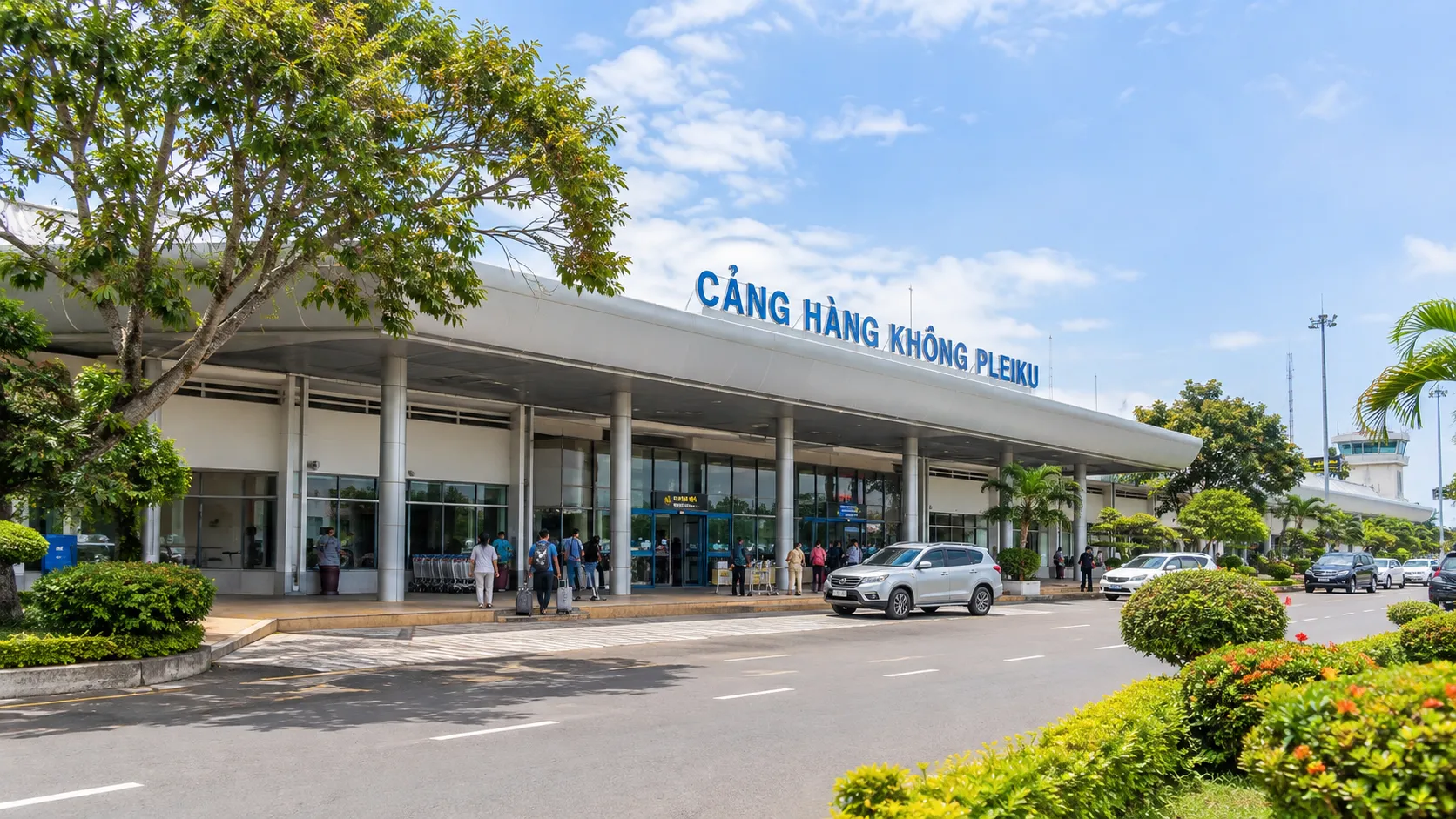 Bạn có thể dễ dàng di chuyển đến sân bay Pleiku với nhiều loại phương tiện