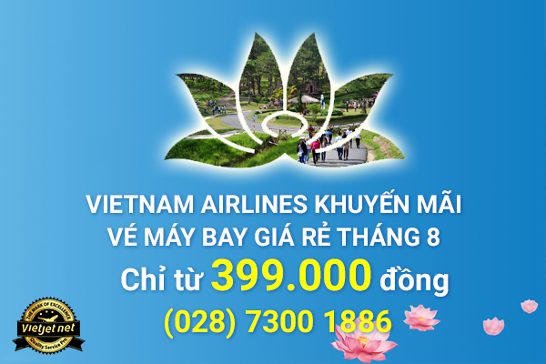 Đặt vé khuyến mãi Vietnam Airlines tại Vietjet (.net)
