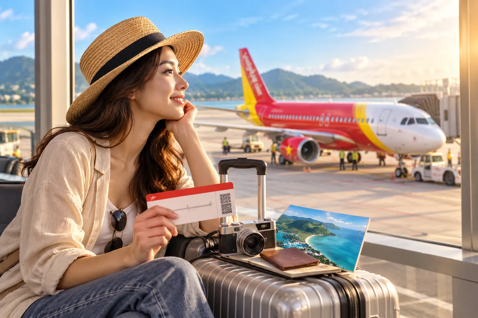 Hãng hàng không Vietjet Air khai thác vé máy bay Sài Gòn giá rẻ