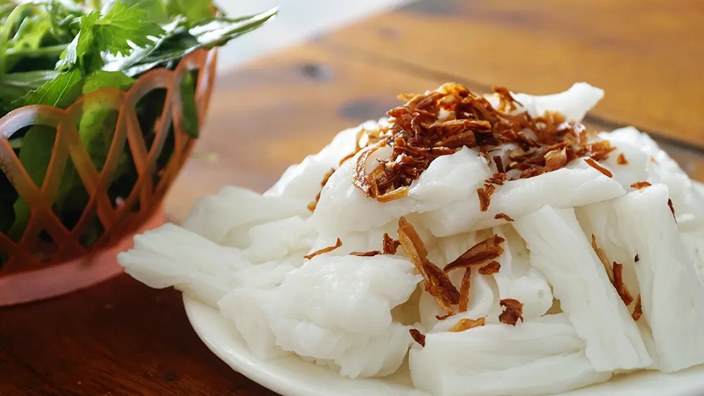 Bánh mướt phù hợp cho bữa sáng nhẹ nhàng