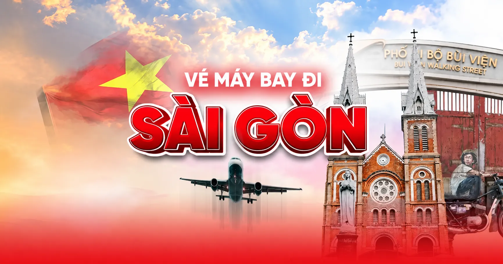 Cập nhật bảng giá vé máy bay đi Sài Gòn (TP. HCM) tại Vietjet.net