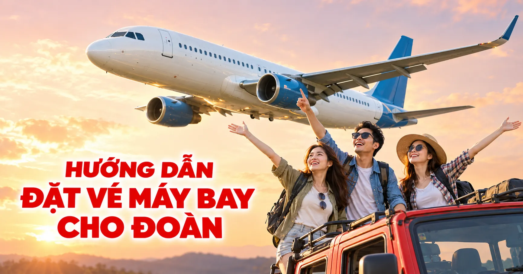 Đặt vé máy bay đoàn giá rẻ