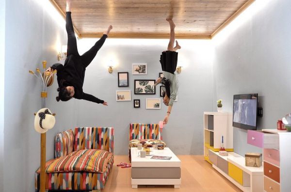 Upside down house