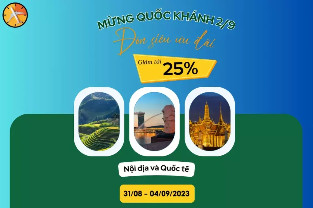 Đừng quên canh các chương trình khuyến mãi để đặt vé máy bay đi Hà Nội