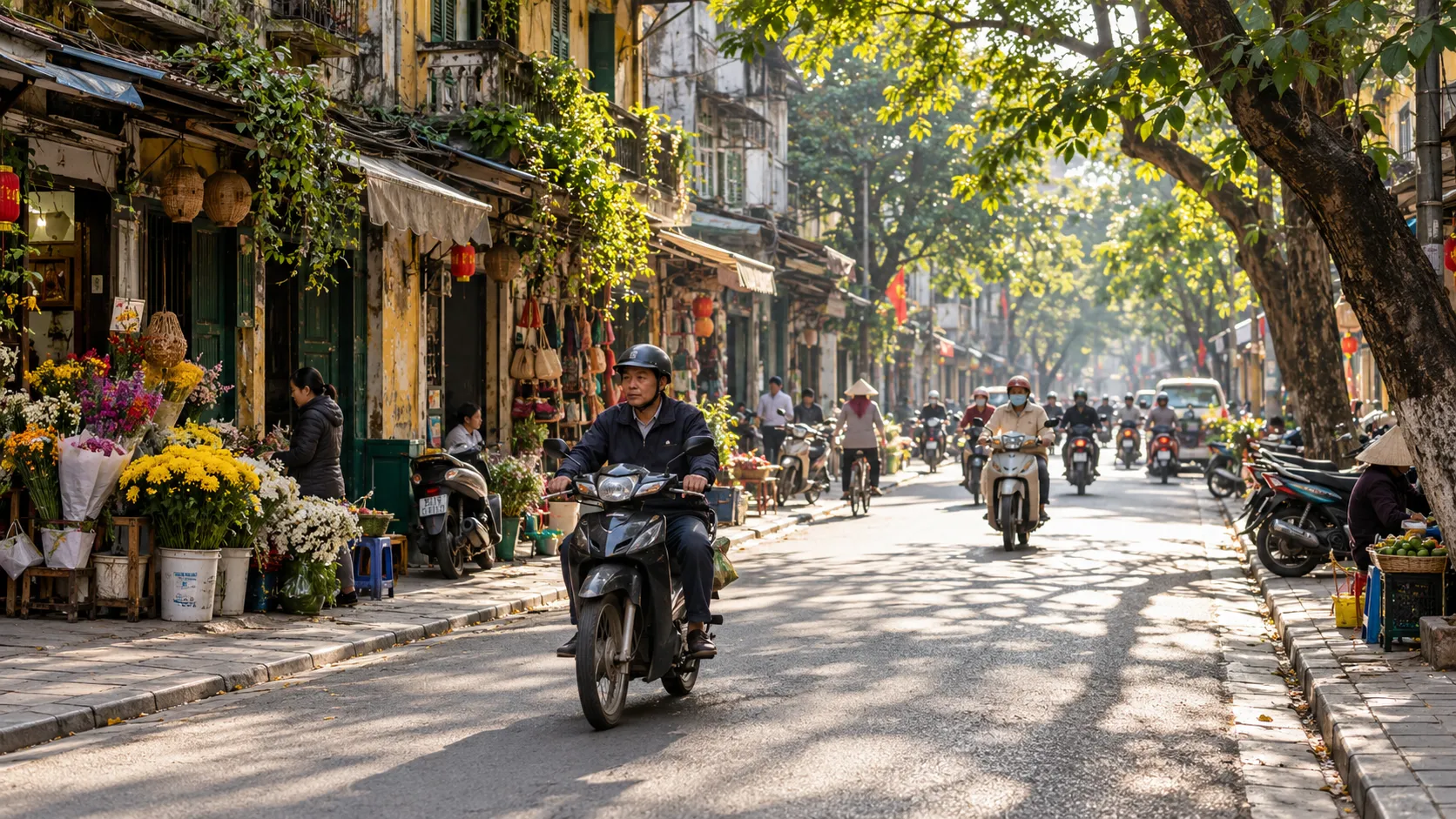 Du lịch bằng xe máy được khá nhiều hành khách lựa chọn