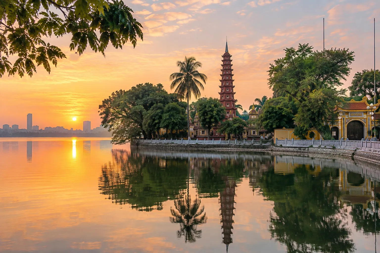Bạn có thể tới Hà Nội vào mùa thu hoặc cuối mùa xuân