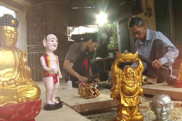làng nghề tạc tượng Bảo Hà