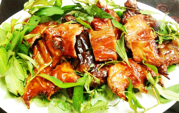 Chuột đồng nướng lu