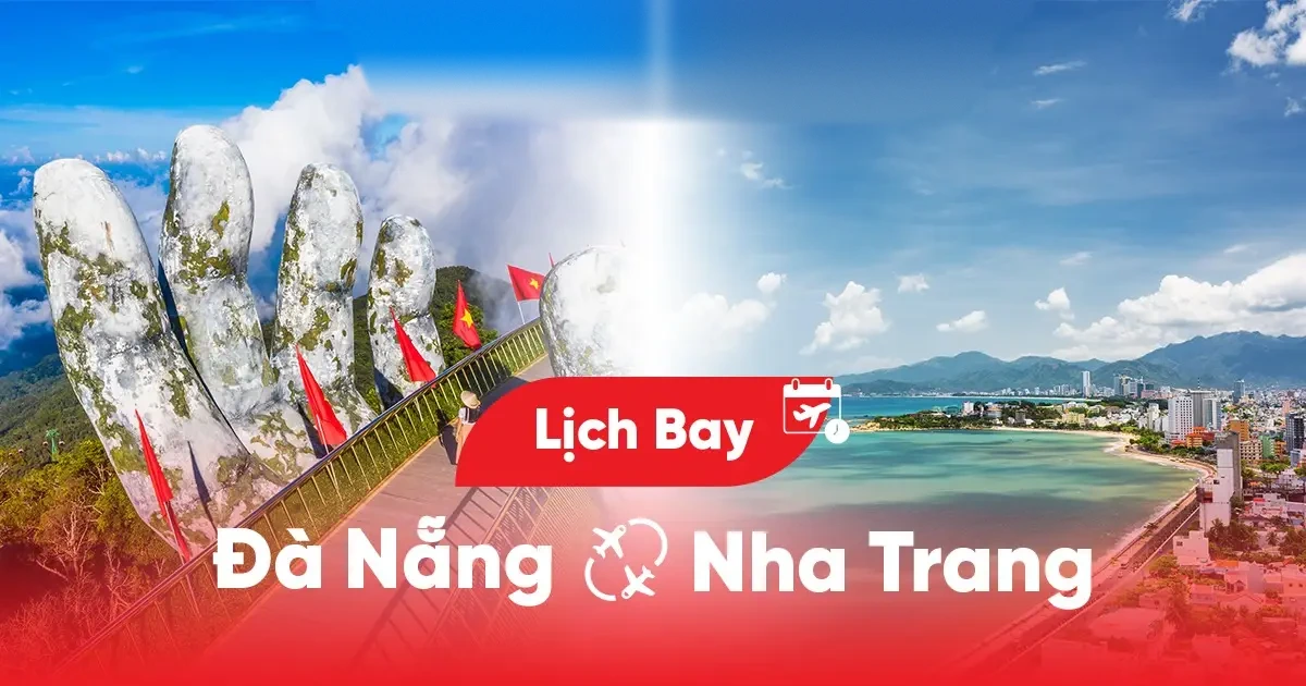 Lịch bay Đà Nẵng đi Nha Trang hôm nay