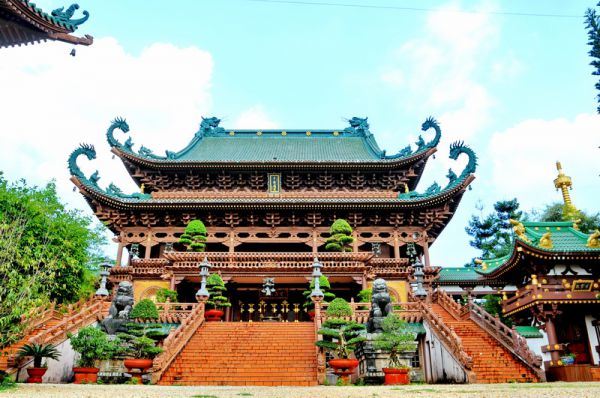Chùa Minh Thành - Ngôi chùa mang phong cách Nhật Bản giữa phố núi Gia Lai