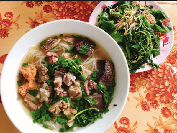 Bún bò Quảng Bình mang hương vị rất riêng