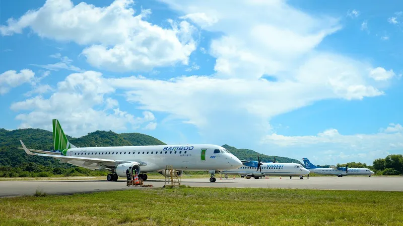 Tàu bay khai vé máy bay Hải Phòng đi Côn Đảo của Bamboo Airways