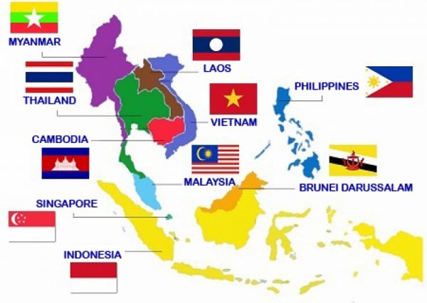 Bản đồ Đông Nam Á