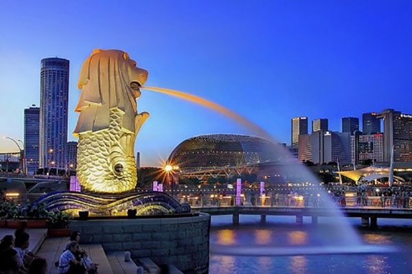 Merlion - biểu tượng của đất nước Singapore