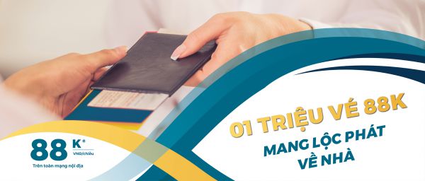 Vietnam Airlines khuyến mãi đồng giá 88.000 đồng