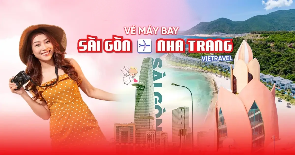Vé máy bay Sài Gòn đi Nha Trang Vietravel