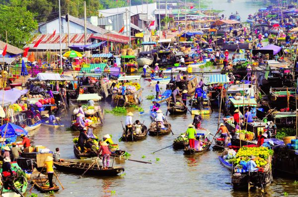 Chợ nổi Cái Răng Cần Thơ