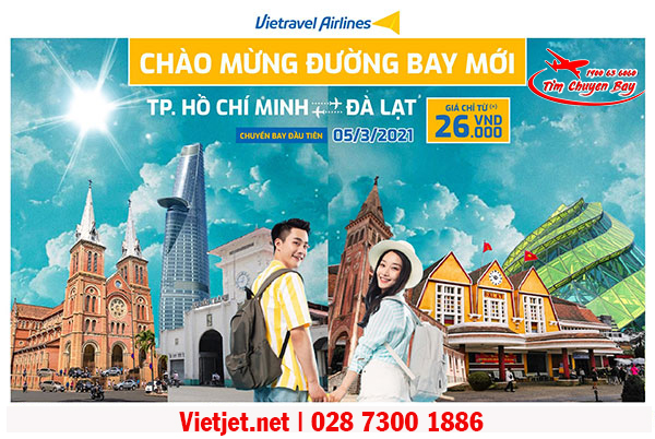 Vietravel Airlines khai trương đường bay Sài Gòn Đà Lạt