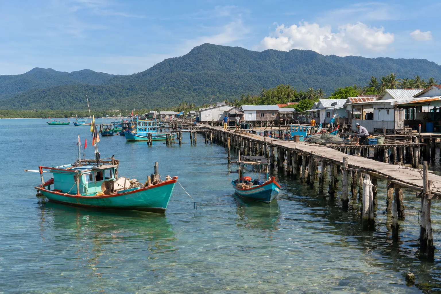 Sở hữu tấm vé máy bay Thanh Hóa Phú Quốc tham quan làng chài Hàm Ninh
