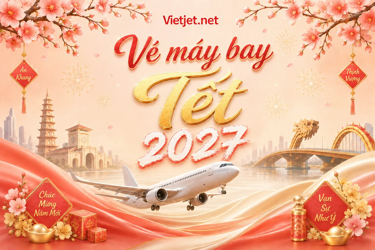 Giá vé máy bay Tết 2027 mới cập nhật